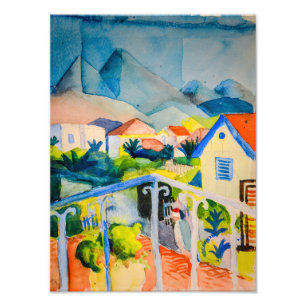 St Germain near Tunis Auguste Macke Photo Print