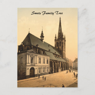 St Gertrude Church, Louvain, Belgium Postcard