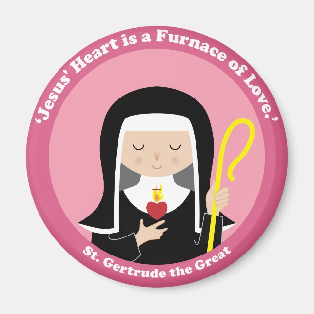 St. Gertrude the Great Magnet (Front)