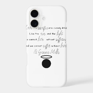 St. Gianna Molla Quote iPhone Case