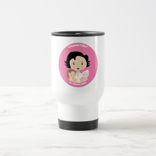 St. Gianna Molla Travel Mug (Center)