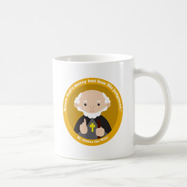 St. Gildas the Wise Coffee Mug (Right)
