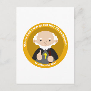 St. Gildas the Wise Postcard