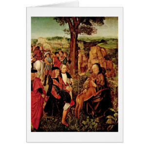 St. Giles And The Hind By Master Of St. Giles