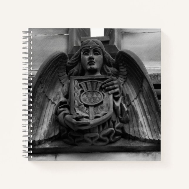 St Giles Cathedral Angel Photo Notebook (Front)