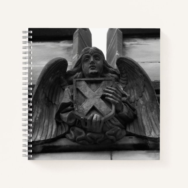 St Giles Cathedral Angel Photo Notebook (Front)