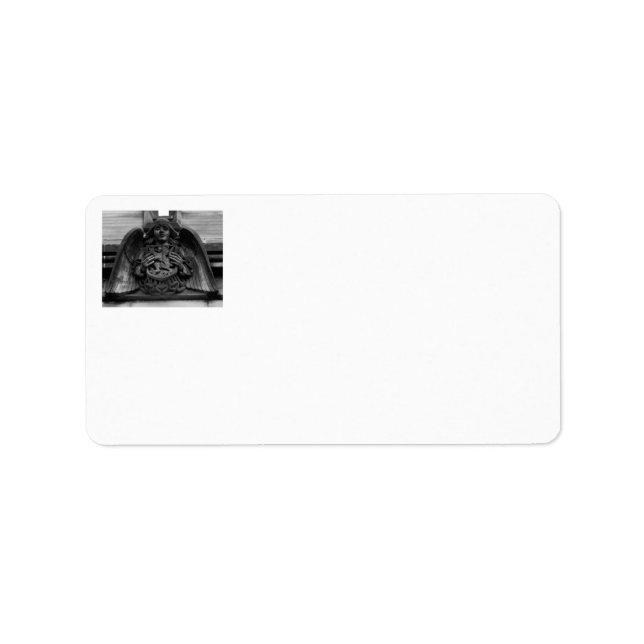 St Giles Cathedral Scottish Angel Stationery Label (Front)
