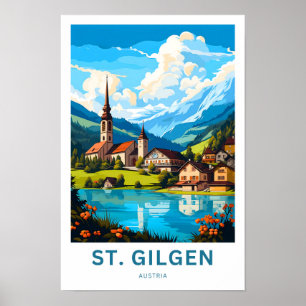 St. Gilgen Austria Travel Print