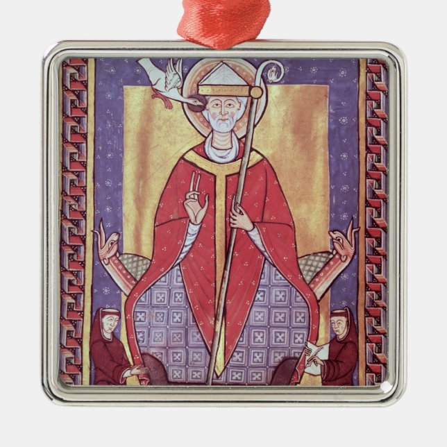 St. Gregory Metal Tree Decoration (Front)