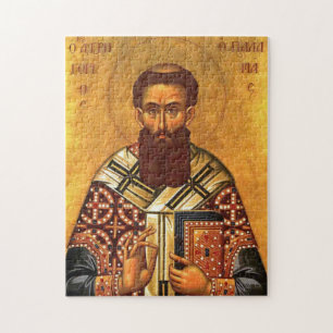 St. Gregory Palamas Orthodox Christian Icon Jigsaw Puzzle