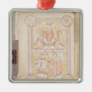 St. Gregory the Great 2 Metal Tree Decoration
