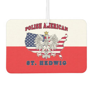 St. Hedwig Texas Polish American Car Air Freshener