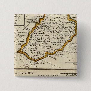 St Helena Bay of Agoa de Saldanha 15 Cm Square Badge
