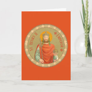 St. Henry II, Emperor (BBS 10) Blank Greeting/Note Card