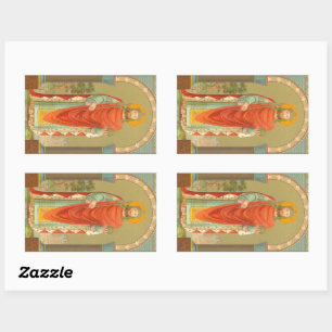 St. Henry II, Emperor (BBS 10) Rectangular Sticker