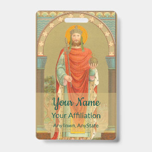 St. Henry II, Emperor (BBS 10; Style 1) ID Badge