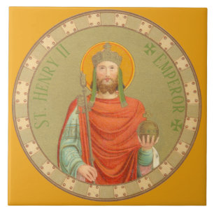 St. Henry II, Emperor (BBS 10; Style 1) Tile