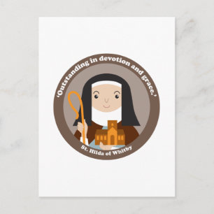St. Hilda of Whitby Postcard