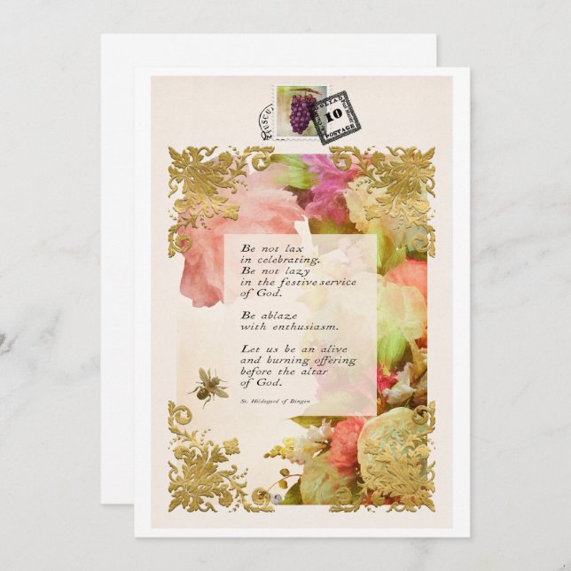 St. Hildegard of Bingen (Front/Back)