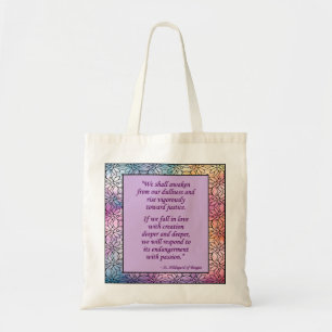 St. Hildegard of Bingen Quote Tote Bag
