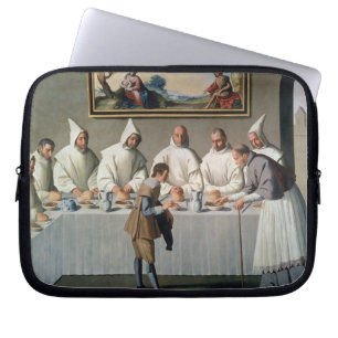 St. Hugh of Cluny (1024-1109) in the Refectory of Laptop Sleeve