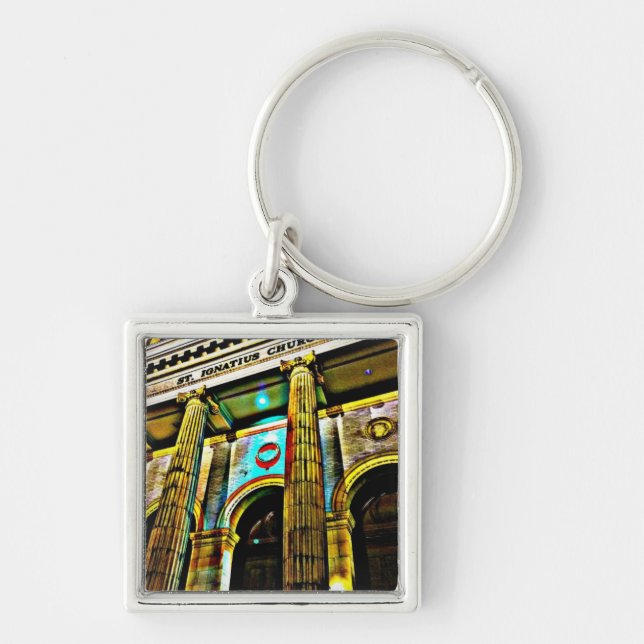 St. Ignatius Church in HDR Key Ring (Front)