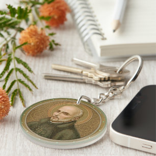 St. Ignatius Loyola (BK 050; Motto in English) Key Ring