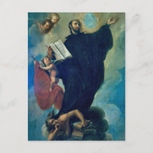St. Ignatius Loyola by Miguel Cabrera Postcard