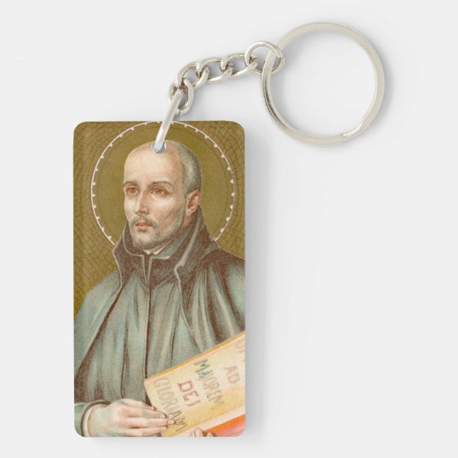 St. Ignatius Loyola (JM 27) Keychain (Back)