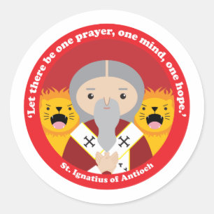 St. Ignatius of Antioch Classic Round Sticker