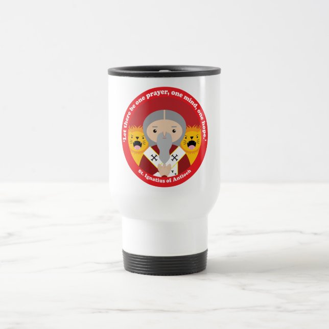 St. Ignatius of Antioch Travel Mug (Center)