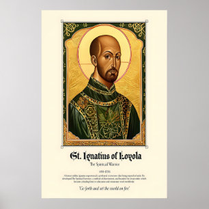 St. Ignatius of Loyola Art Print Jesuit Founder