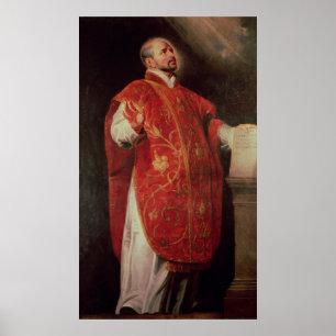 St. Ignatius of Loyola  Founder of the Jesuits Poster