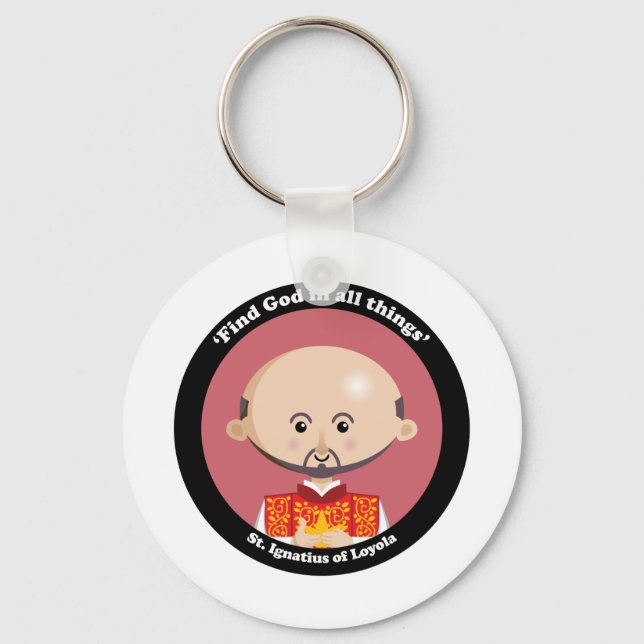St. Ignatius of Loyola Key Ring (Front)