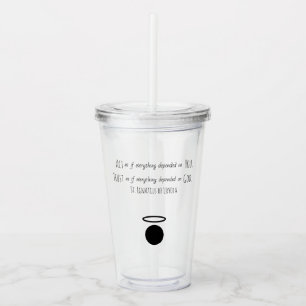 St. Ignatius of Loyola Quote Tumbler