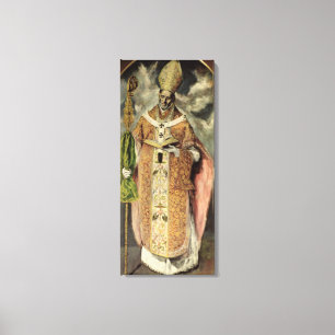 St. Ildefonso  1605-1610 Canvas Print