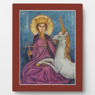 St. Isabel of France Icon Plaque