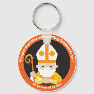 St. Isidore of Seville Key Ring