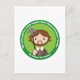 St. Isidore the Farmer Postcard