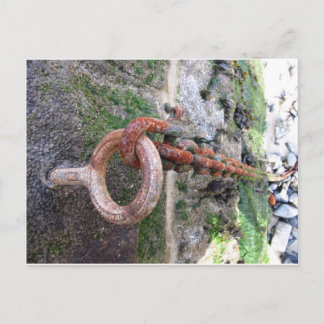 St. Ives Boat Chain Postcard