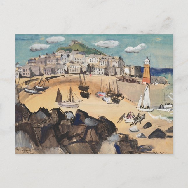 St. Ives | Christopher Wood Postcard (Front)
