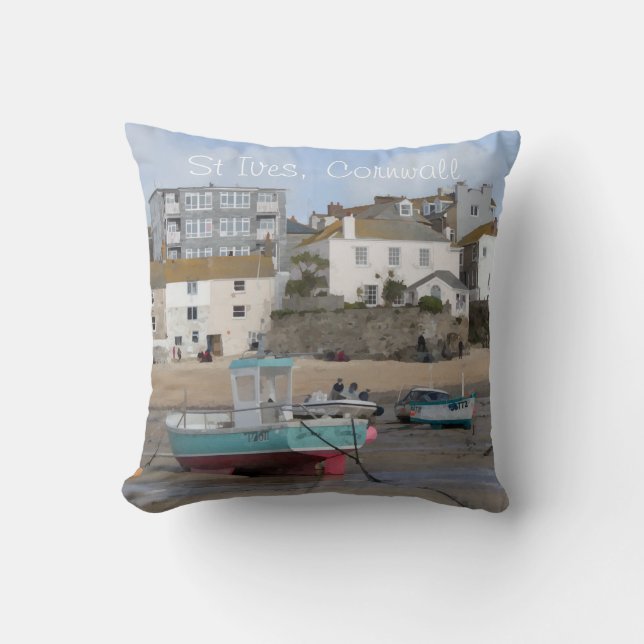St Ives, Cornwall, England Cushion (Front)