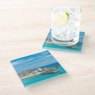 St. Ives Cornwall England, United Kingdom Europe Glass Coaster
