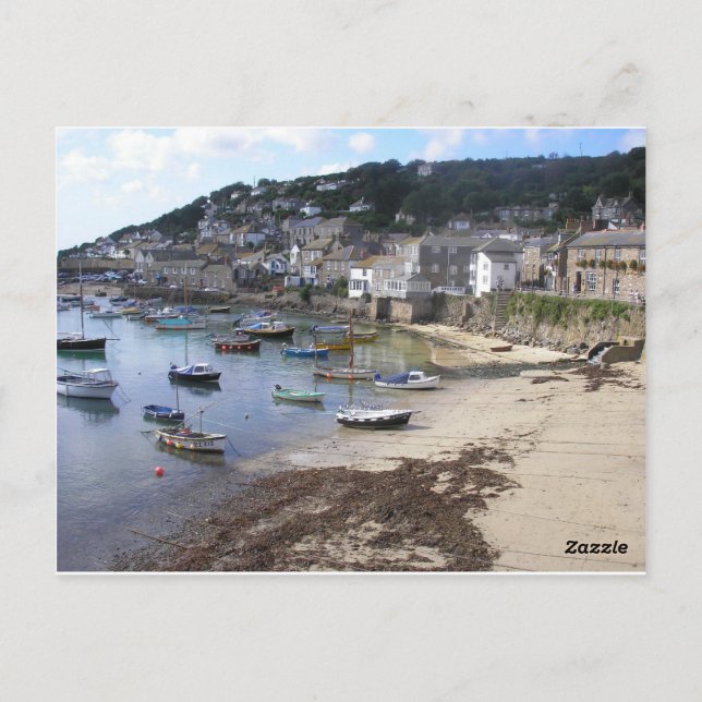 St Ives Harbour Cornwall UK Postcard (Back)