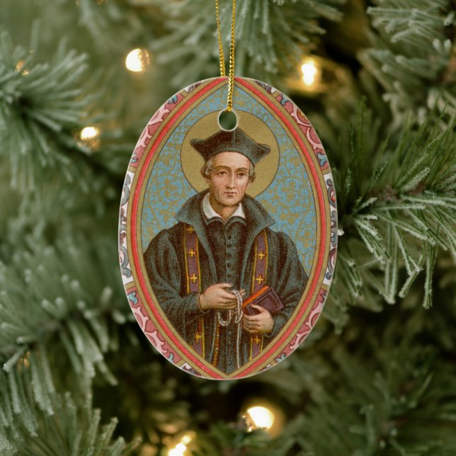 St. Ivo of Kermartin (BK 015) Ceramic Tree Decoration (Tree)