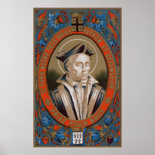 St. Ivo of Kermartin (M 005) Poster