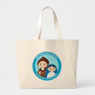 St. Jacinta and St.Francisco Marto Large Tote Bag