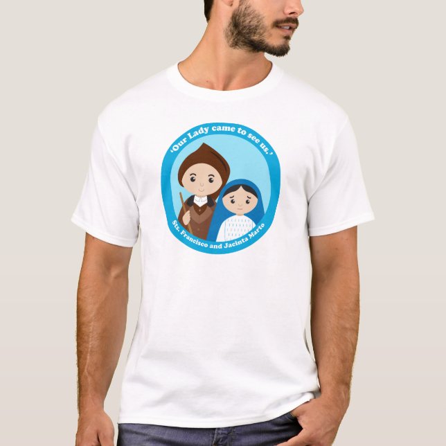 St. Jacinta and St.Francisco Marto T-Shirt (Front)