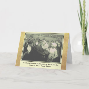 St. Jacinta Marto Fatima Miracle of the Sun Card