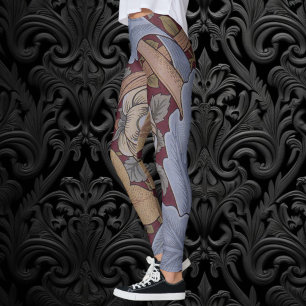 St. James Acanthus Leaf Pattern by William Morris Leggings